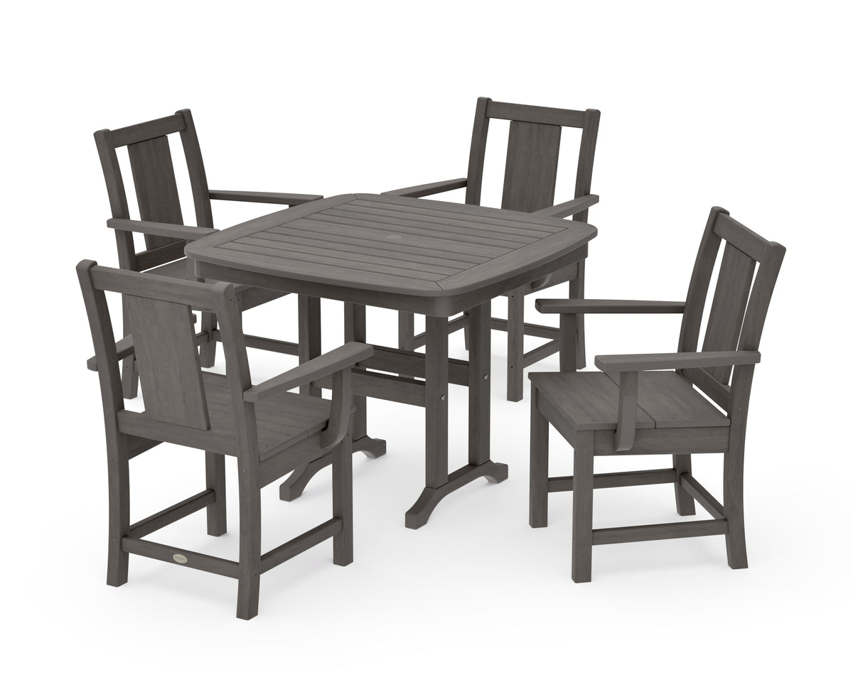 POLYWOOD Prairie 5-Piece Dining Set in Driftwood