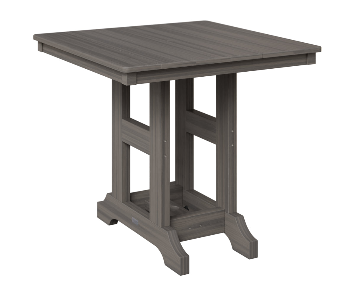 Berlin Gardens Garden Classic 33" Square Table in Coastal Gray