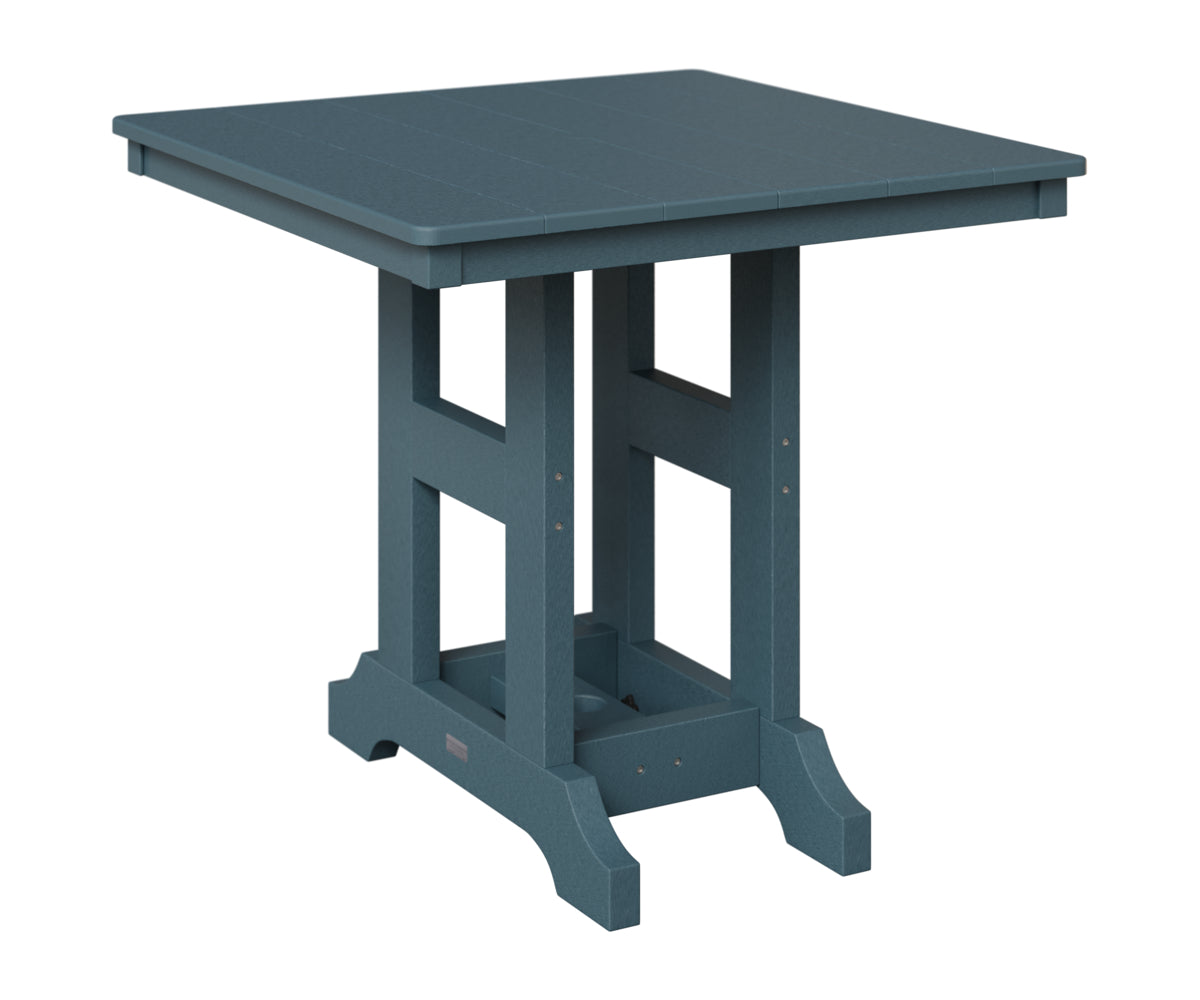 Berlin Gardens Garden Classic 33" Square Table in Slate