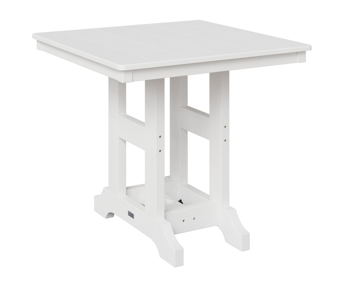 Berlin Gardens Garden Classic 33" Square Table in White