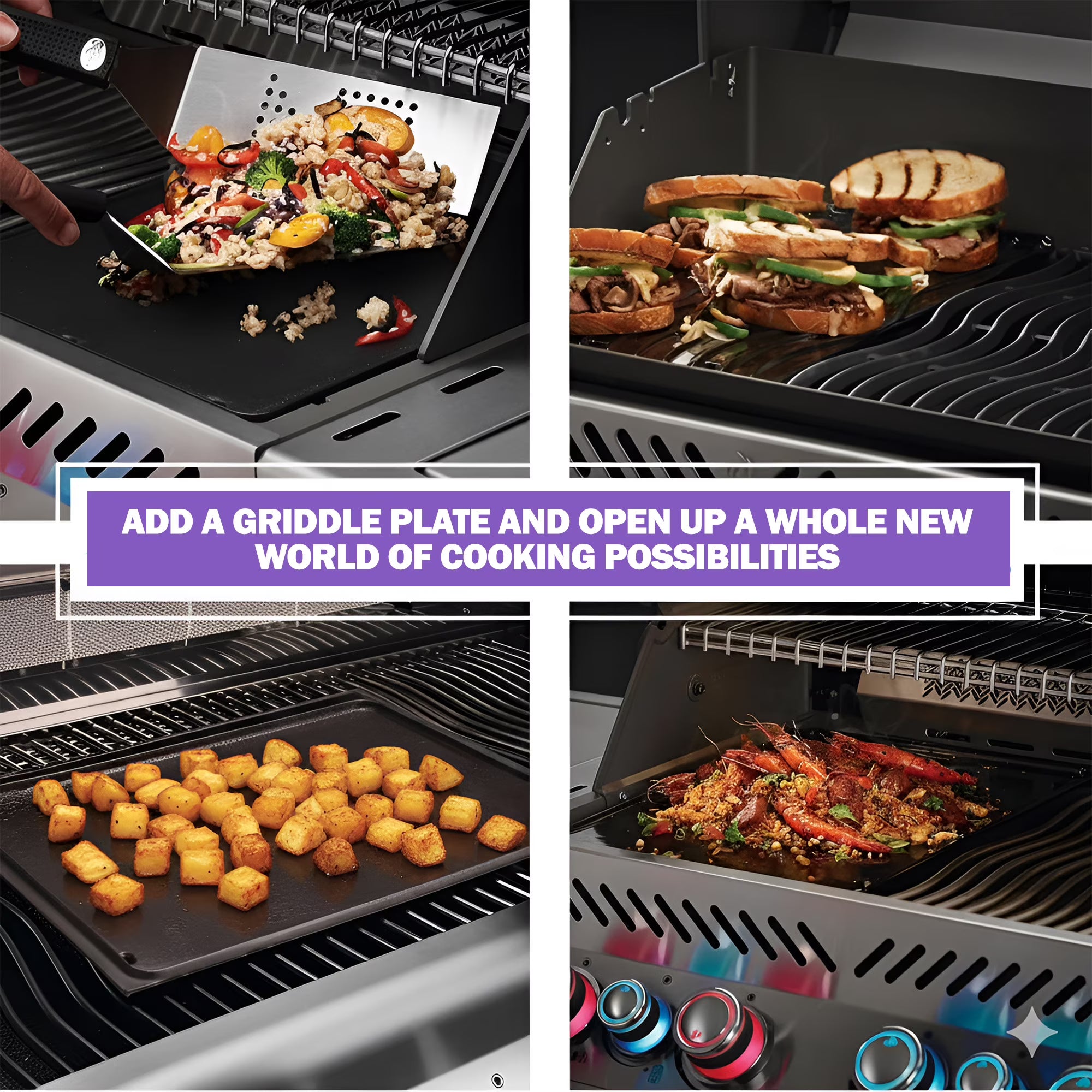 Napoleon Enameled Cast Iron Reversible Griddle for Prestige & Prestige PRO 500 Grills - 56041