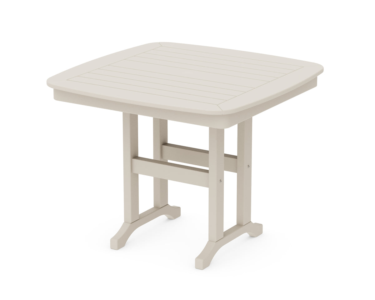 POLYWOOD Nautical 37" Dining Table in Sand