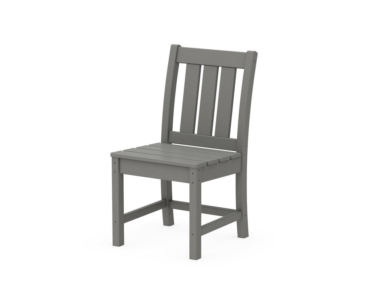 POLYWOOD Oxford Dining Side Chair in Slate Grey