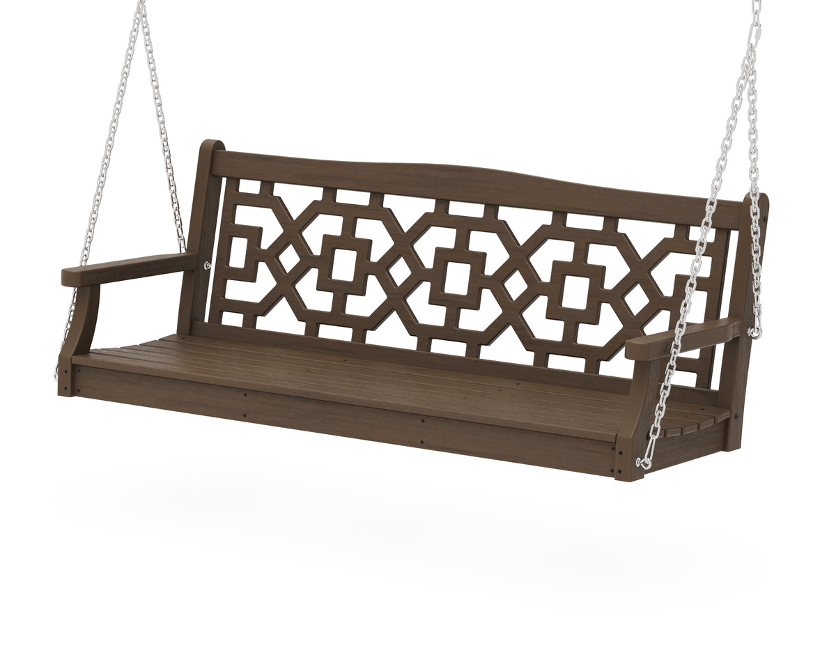 POLYWOOD Chinoiserie 60" Swing in Kona
