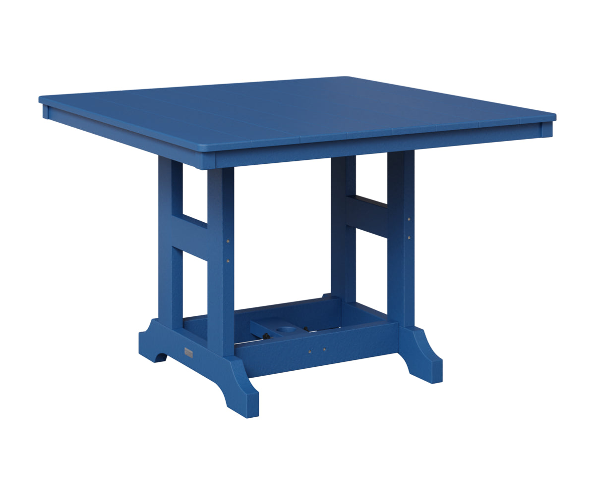 Berlin Gardens Garden Classic 44" Square Table in Pacific Blue