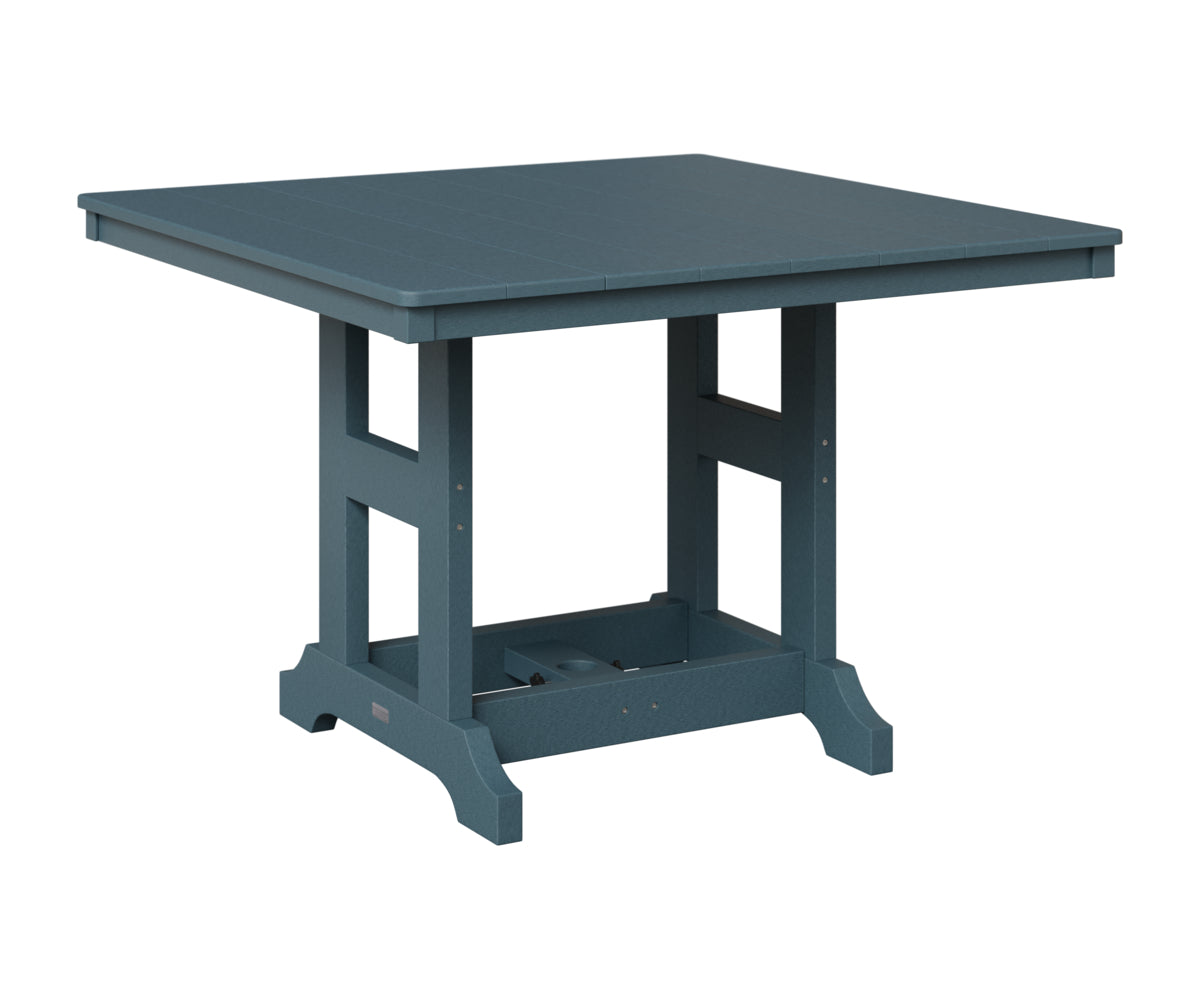 Berlin Gardens Garden Classic 44" Square Table in Slate