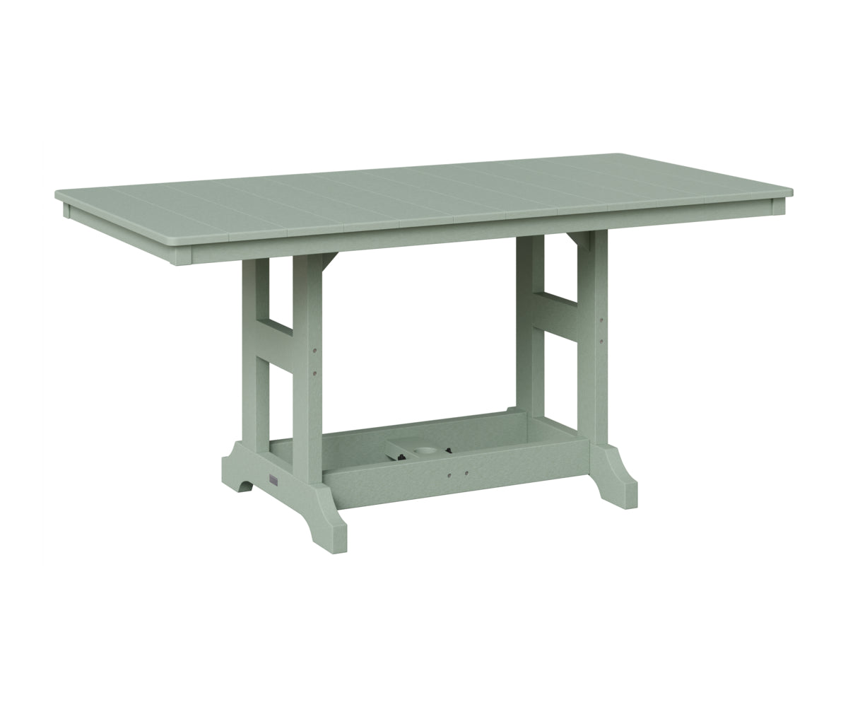 Berlin Gardens Garden Classic 33" x 66" Rectangular Table in Sea Foam