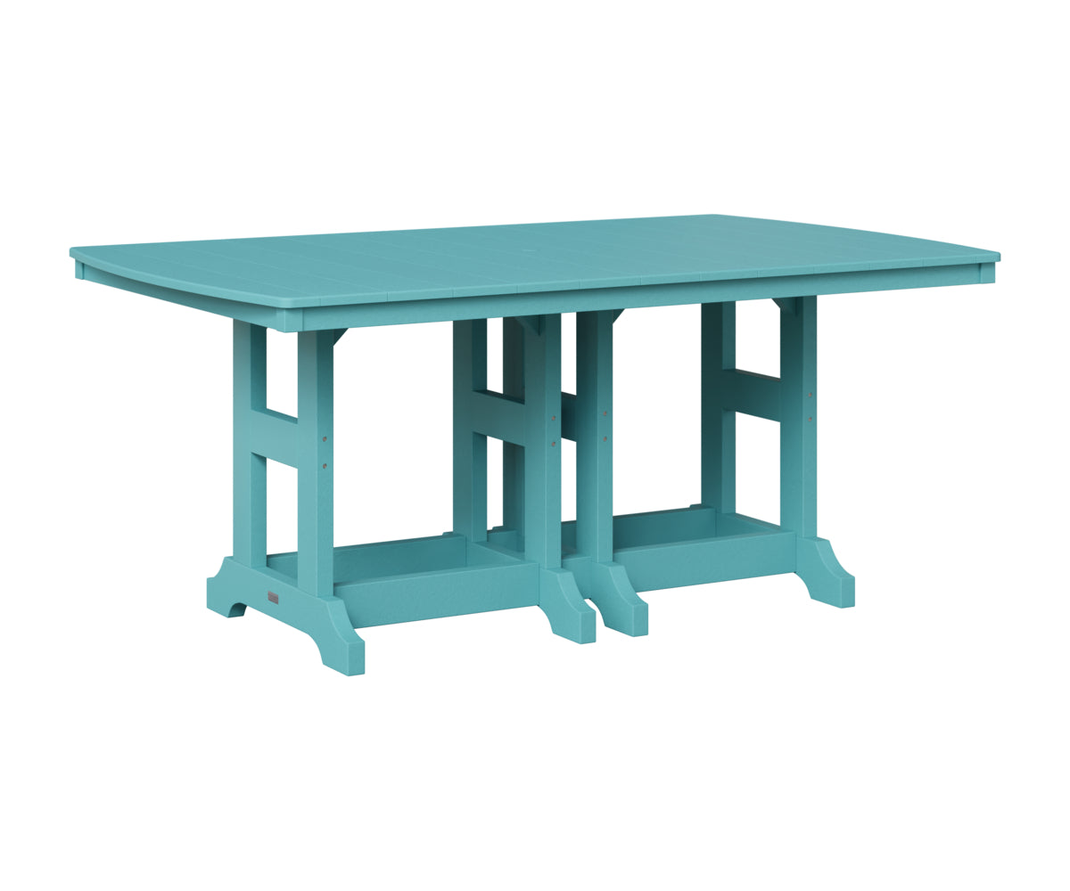 Berlin Gardens Garden Classic 44" x 72" Rectangular Table in Aruba Blue