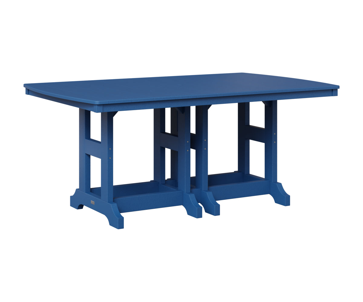 Berlin Gardens Garden Classic 44" x 72" Rectangular Table in Pacific Blue