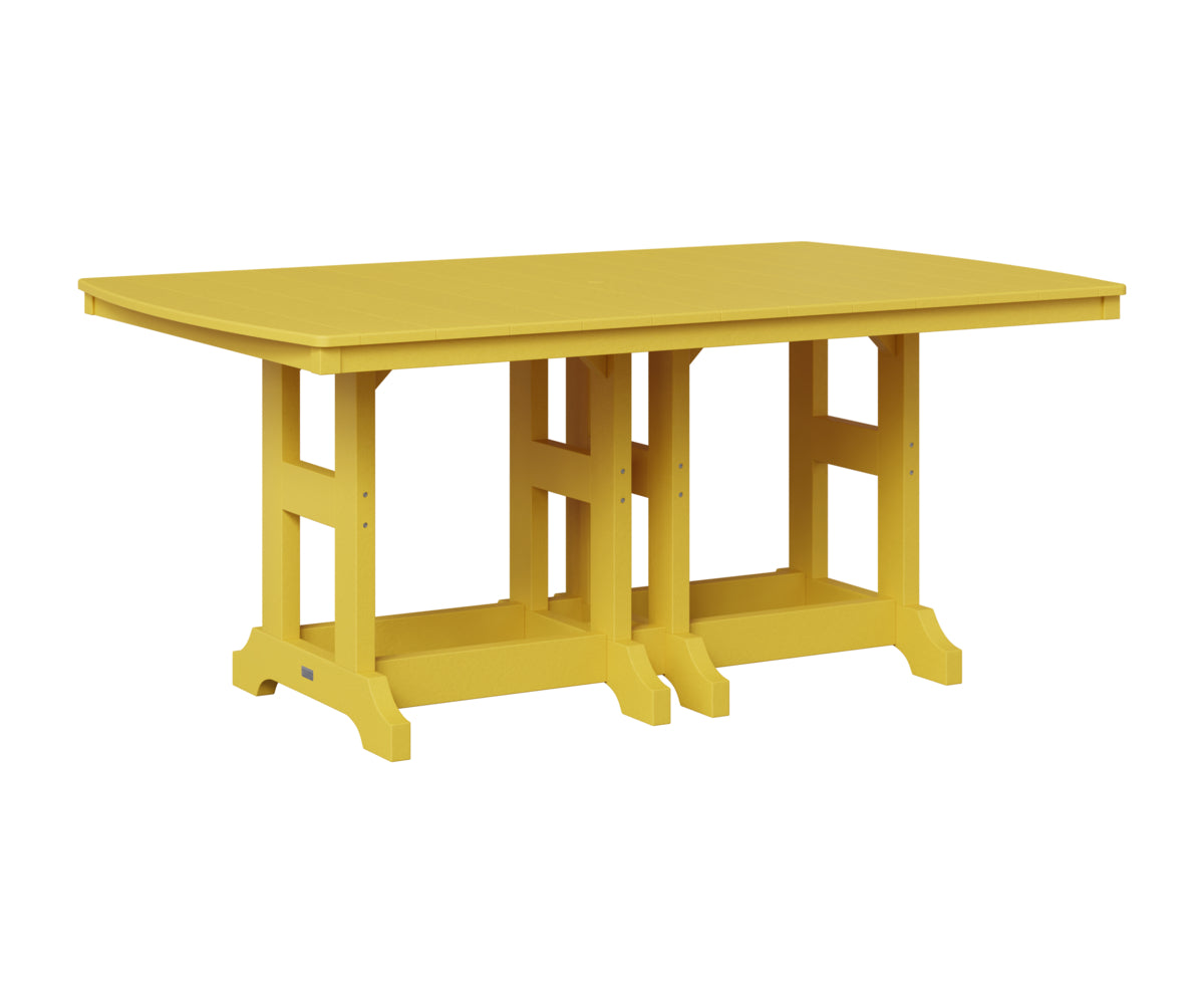Berlin Gardens Garden Classic 44" x 72" Rectangular Table in Sunburst Yellow
