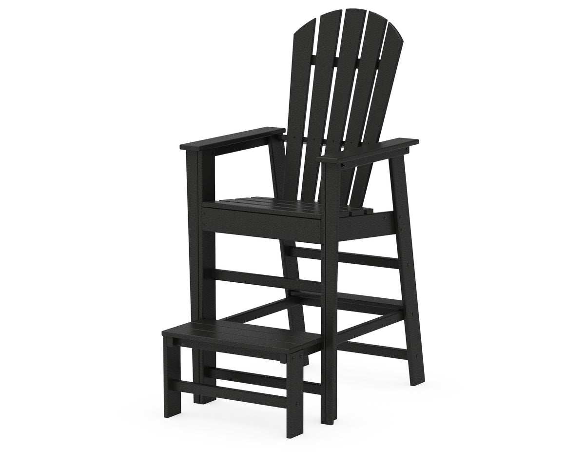 POLYWOOD South Beach Lifeguard Chair in Black