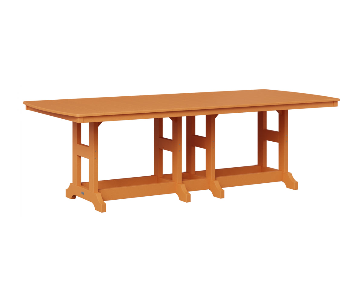 Berlin Gardens Garden Classic 44" x 96" Rectangular Table in Mango Orange