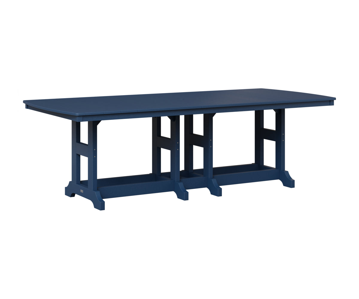 Berlin Gardens Garden Classic 44" x 96" Rectangular Table in Navy Blue