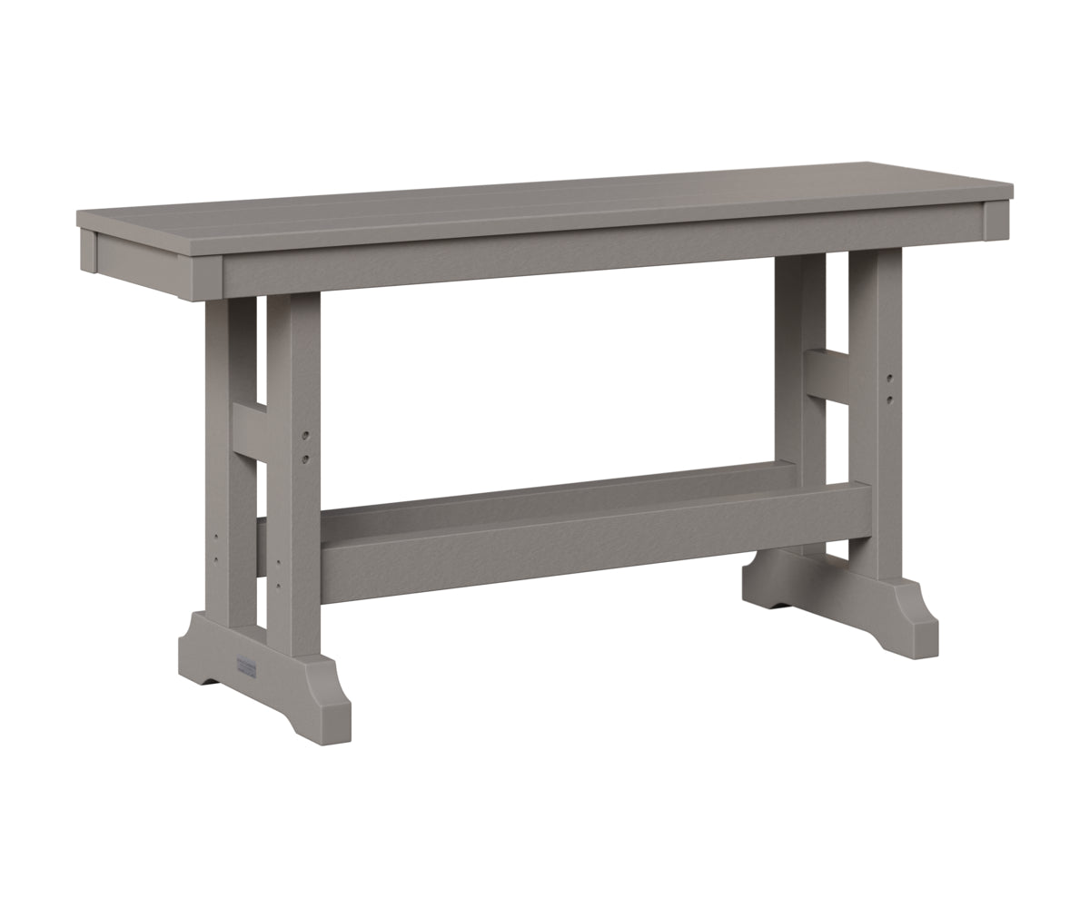 Berlin Gardens Garden Classic 44" Dining Bench in Light Gray