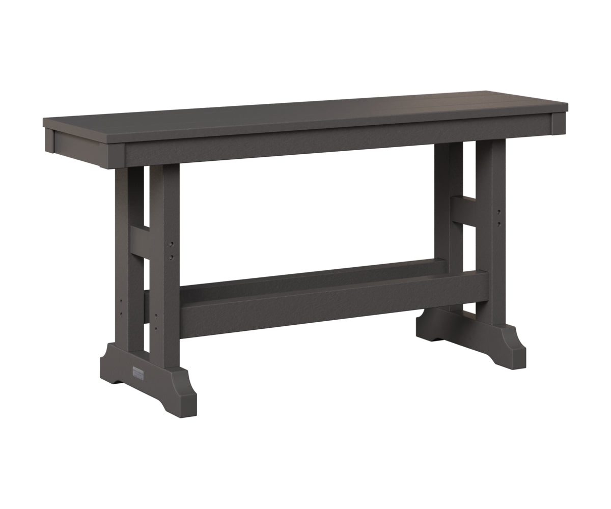 Berlin Gardens Garden Classic 44" Dining Bench in Smoke Gray