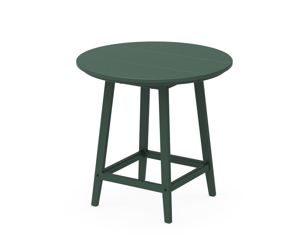 POLYWOOD Studio 30" Round Bistro Table in Green