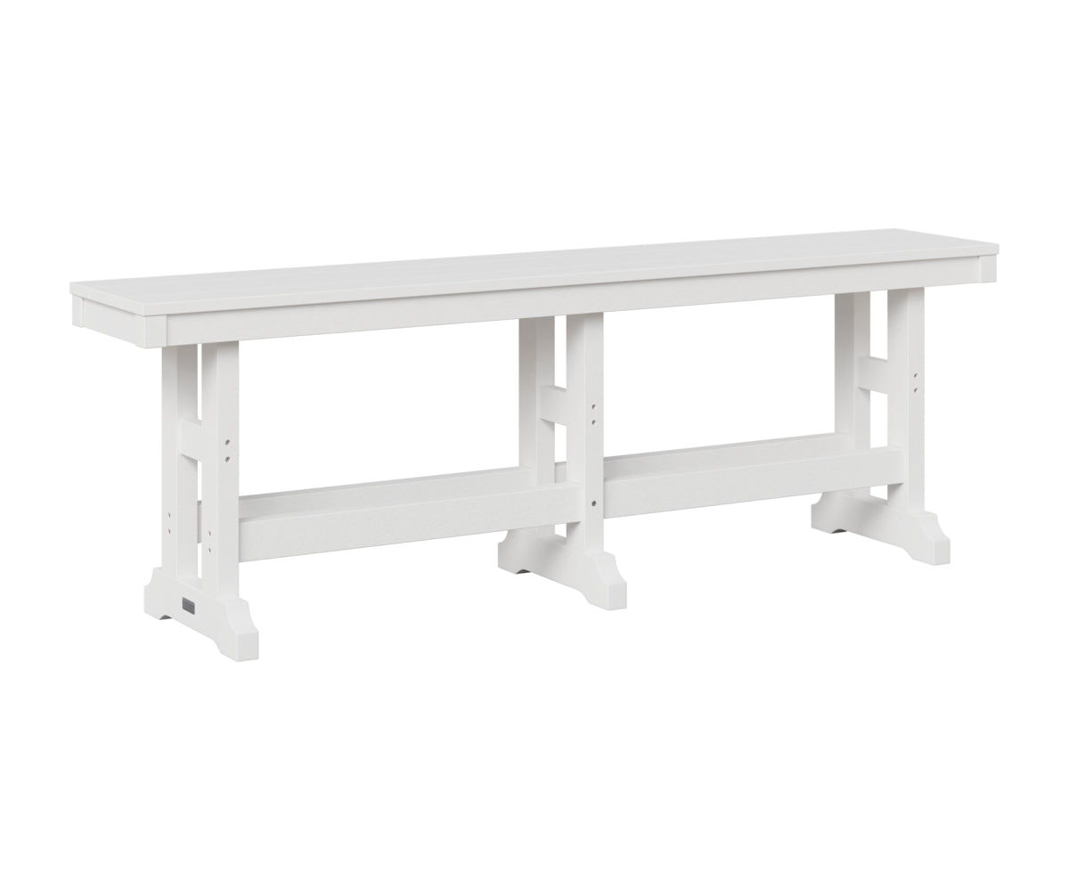 Berlin Gardens Garden Classic 66" Dining Bench in White