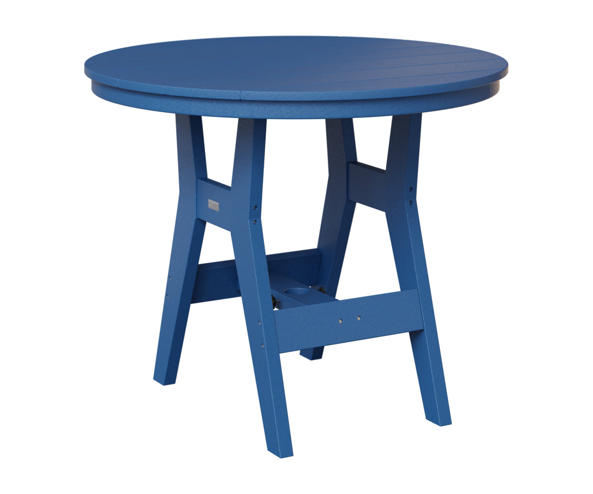 Berlin Gardens Harbor 38" Round Table in Pacific Blue