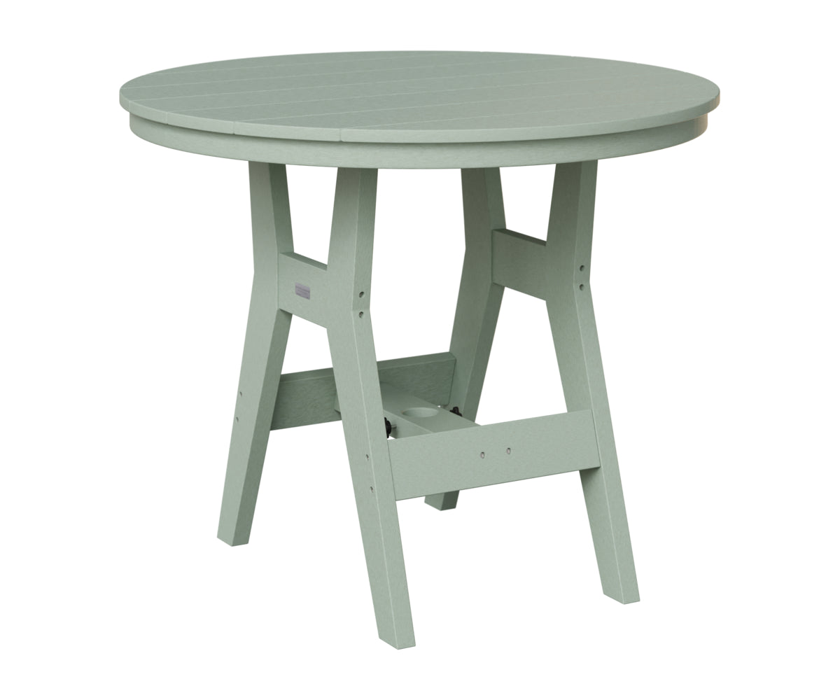 Berlin Gardens Harbor 38" Round Table in Sea Foam