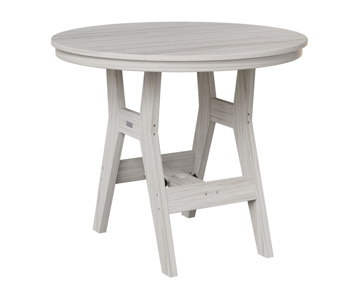 Berlin Gardens Harbor 38" Round Table in Seashell