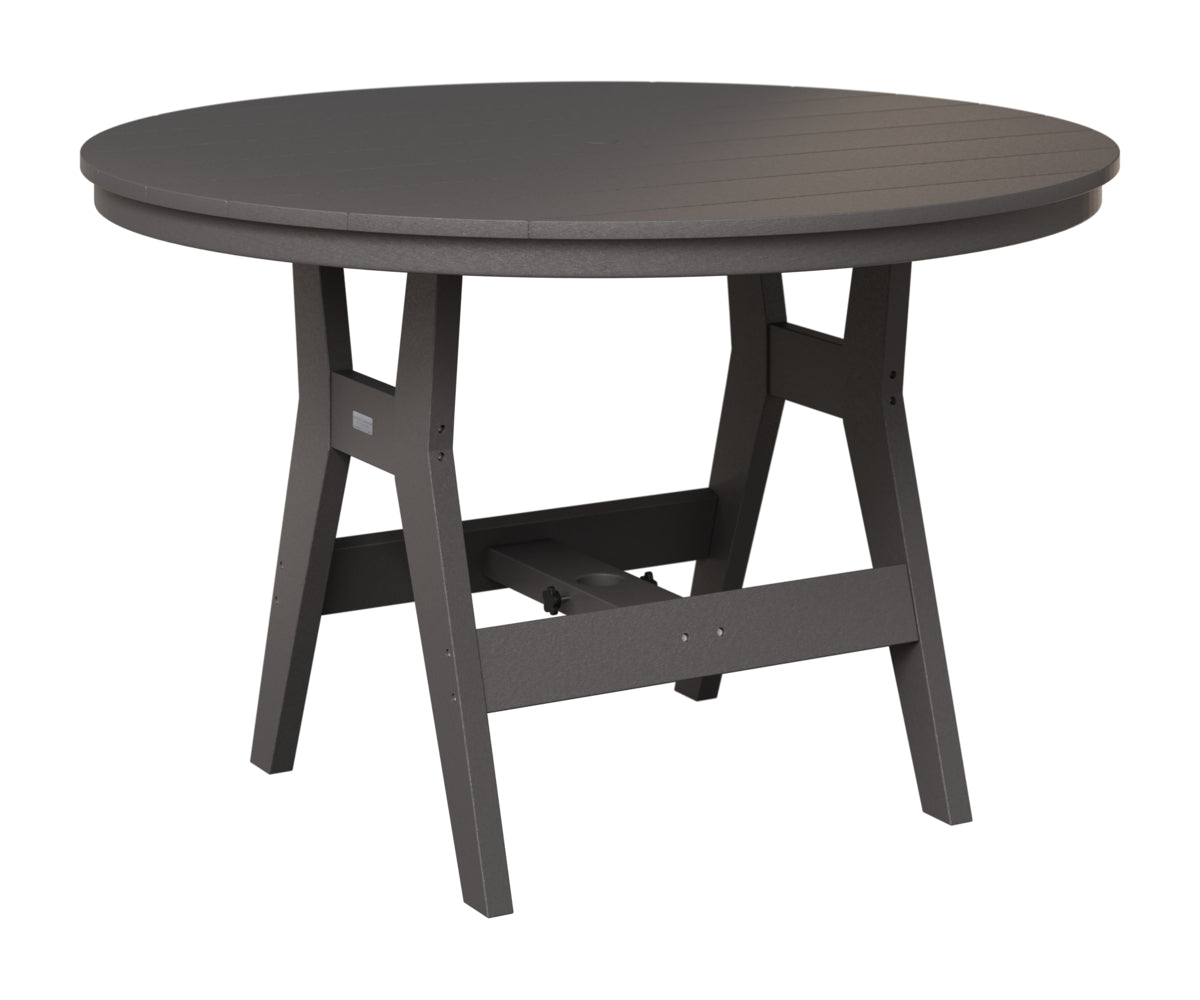 Berlin Gardens Harbor 48" Round Table in Smoke Gray