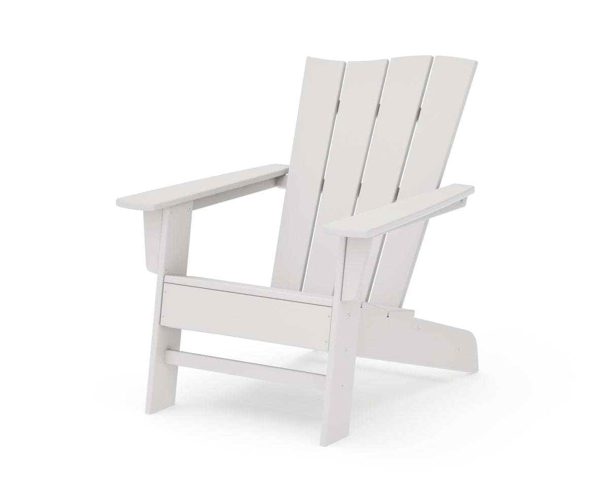 POLYWOOD The Wave Chair Right in Vintage White