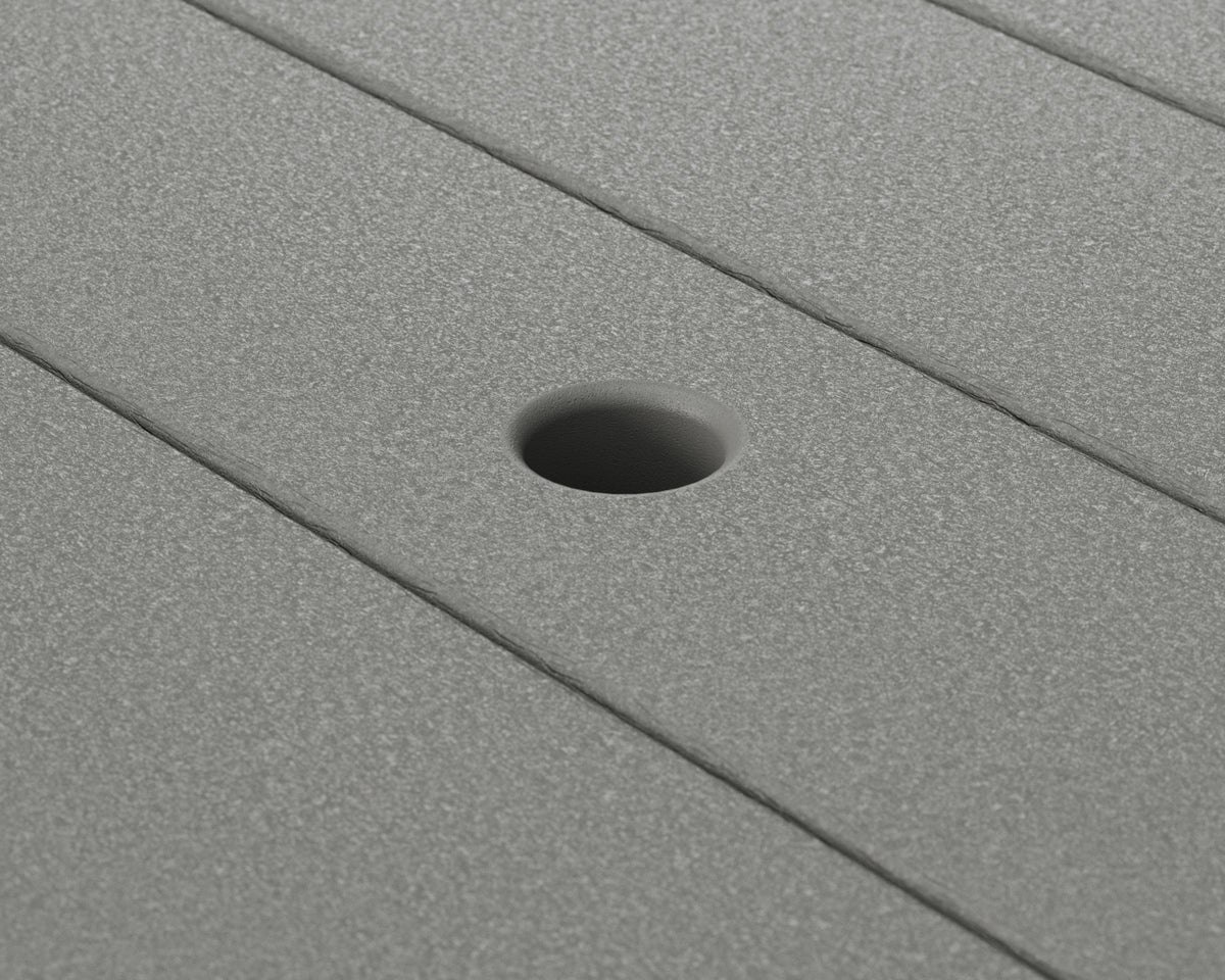 POLYWOOD Park 36" Round Picnic Table angle view