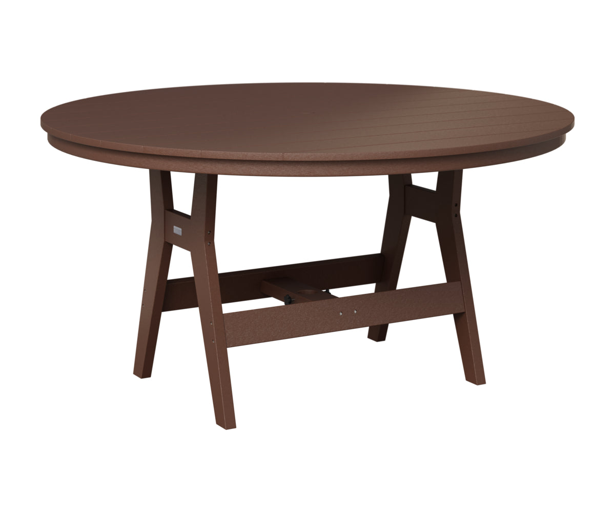Berlin Gardens Harbor 60" Round Table in Chocolate Brown