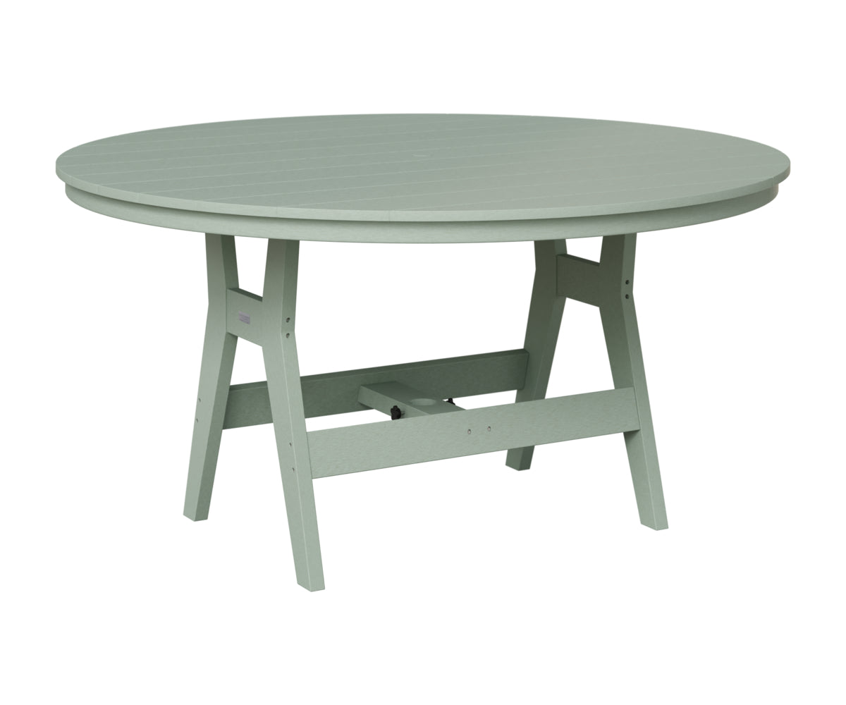 Berlin Gardens Harbor 60" Round Table in Sea Foam