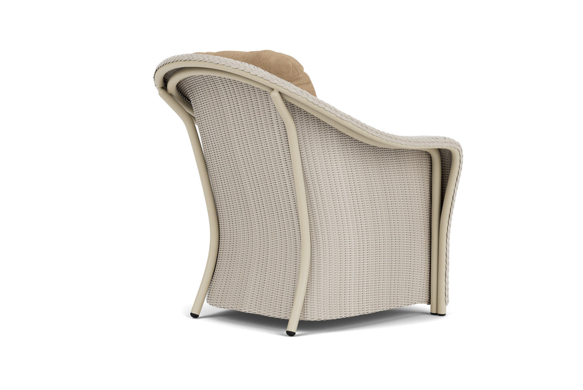 Lloyd Flanders Reflections Lounge Chair in Linen with Hayden Sand fabric, view 6