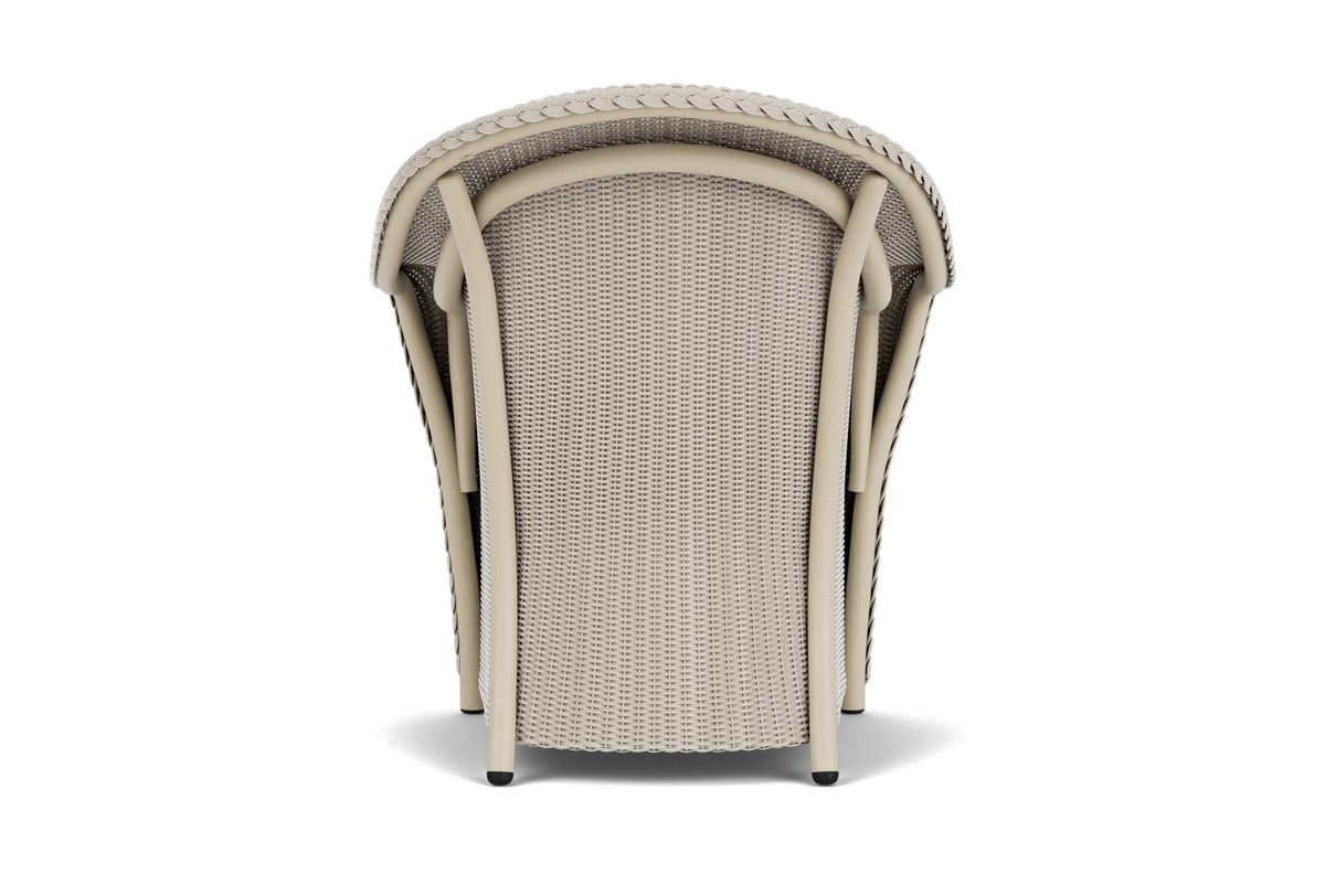 Lloyd Flanders Reflections Dining Armchair in Linen with Hayden Sand fabric, view 7