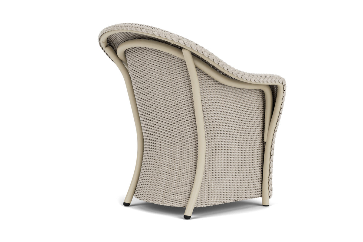 Lloyd Flanders Reflections Dining Set in Linen with Hayden Sand fabric, view 6