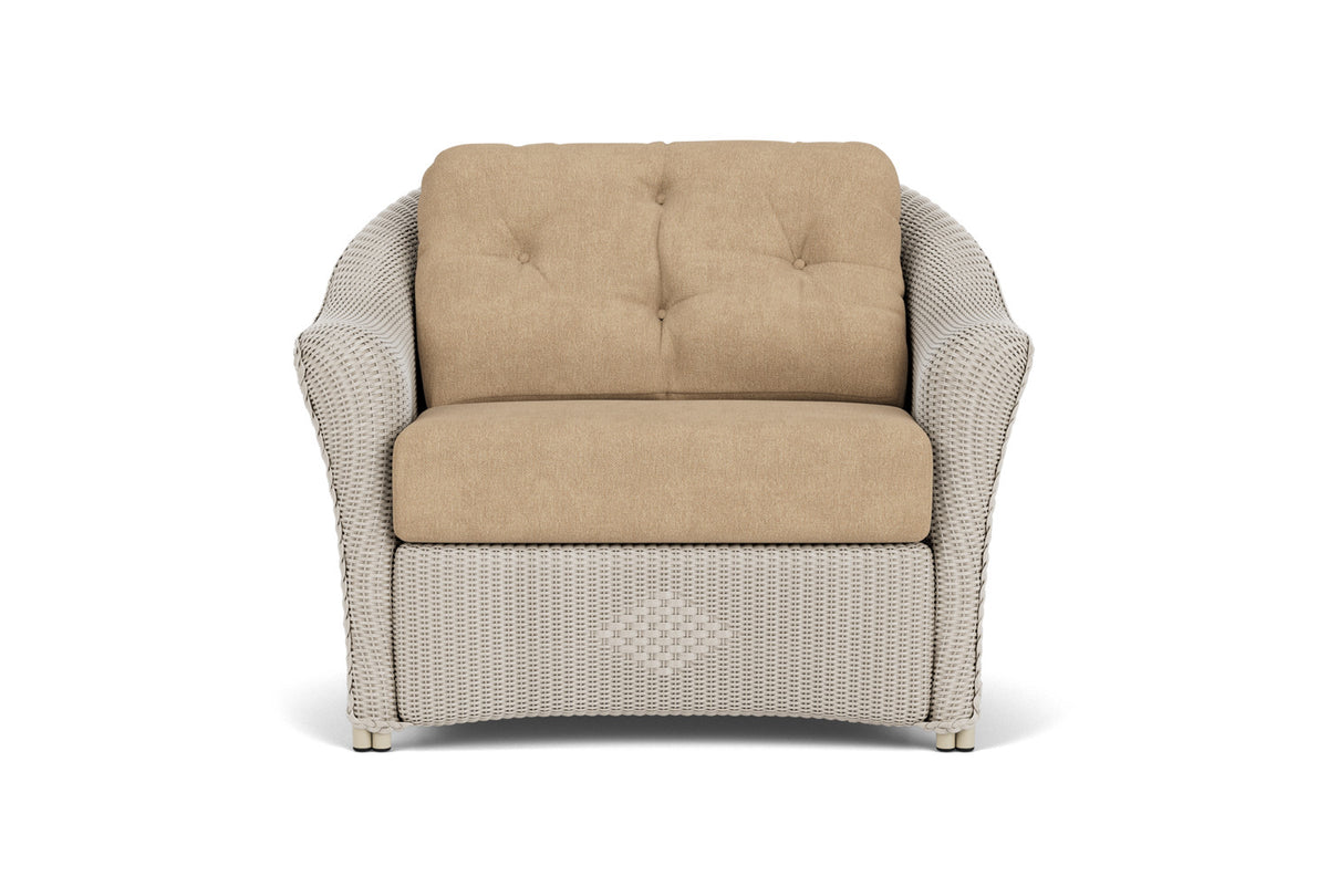 Lloyd Flanders Reflections Chair & a Half in Linen with Hayden Sand fabric