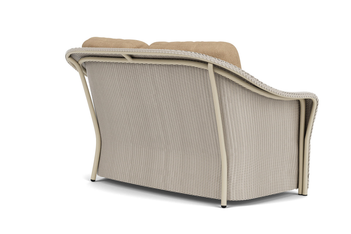 Lloyd Flanders Reflections Loveseat in Linen with Hayden Sand fabric, view 6