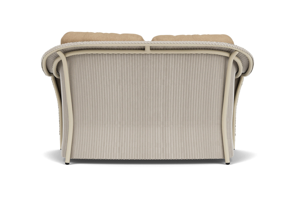 Lloyd Flanders Reflections Loveseat in Linen with Hayden Sand fabric, view 7