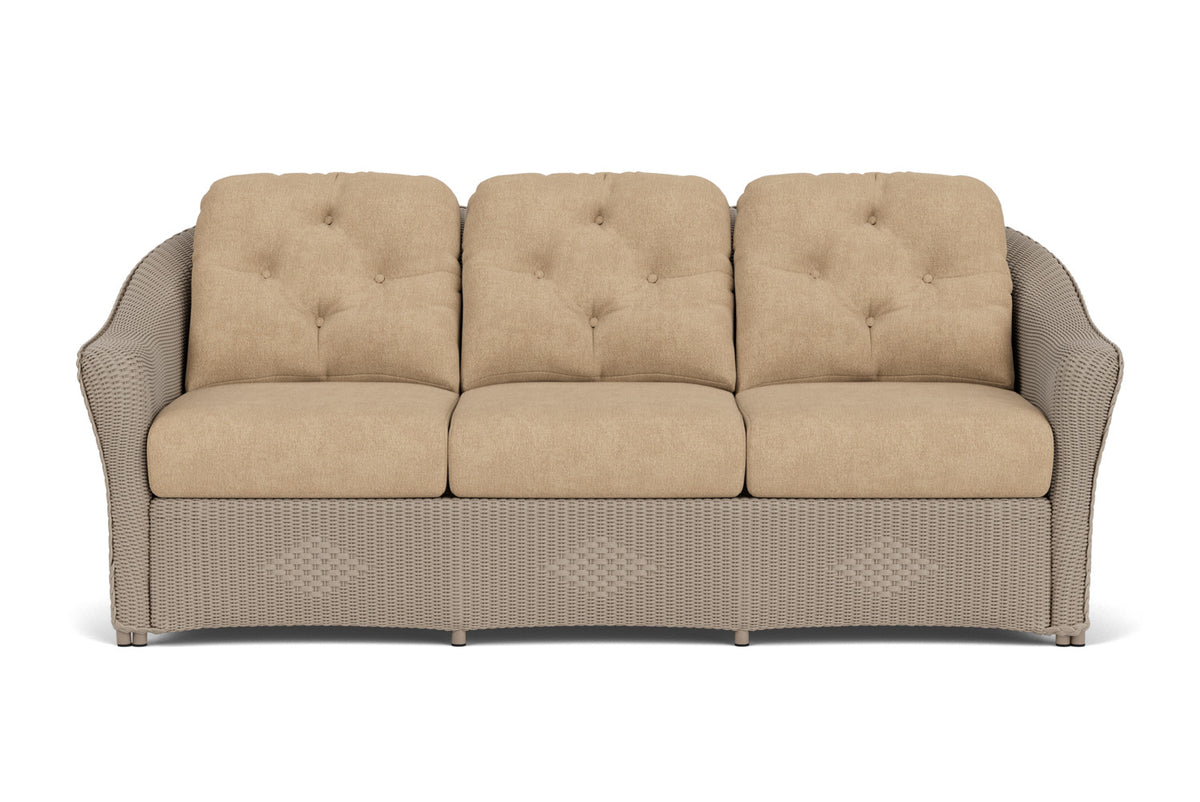 Lloyd Flanders Reflections Living Room Set in French Beige with Hayden Sand fabric