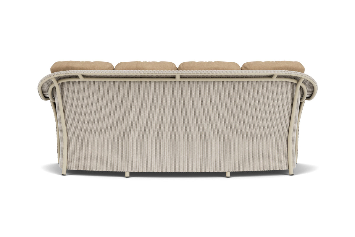 Lloyd Flanders Reflections Crescent Sofa in Linen with Hayden Sand fabric, view 7