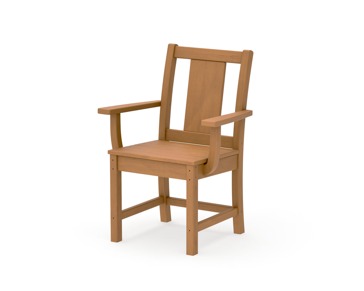 POLYWOOD Prairie Dining Arm Chair in Natural