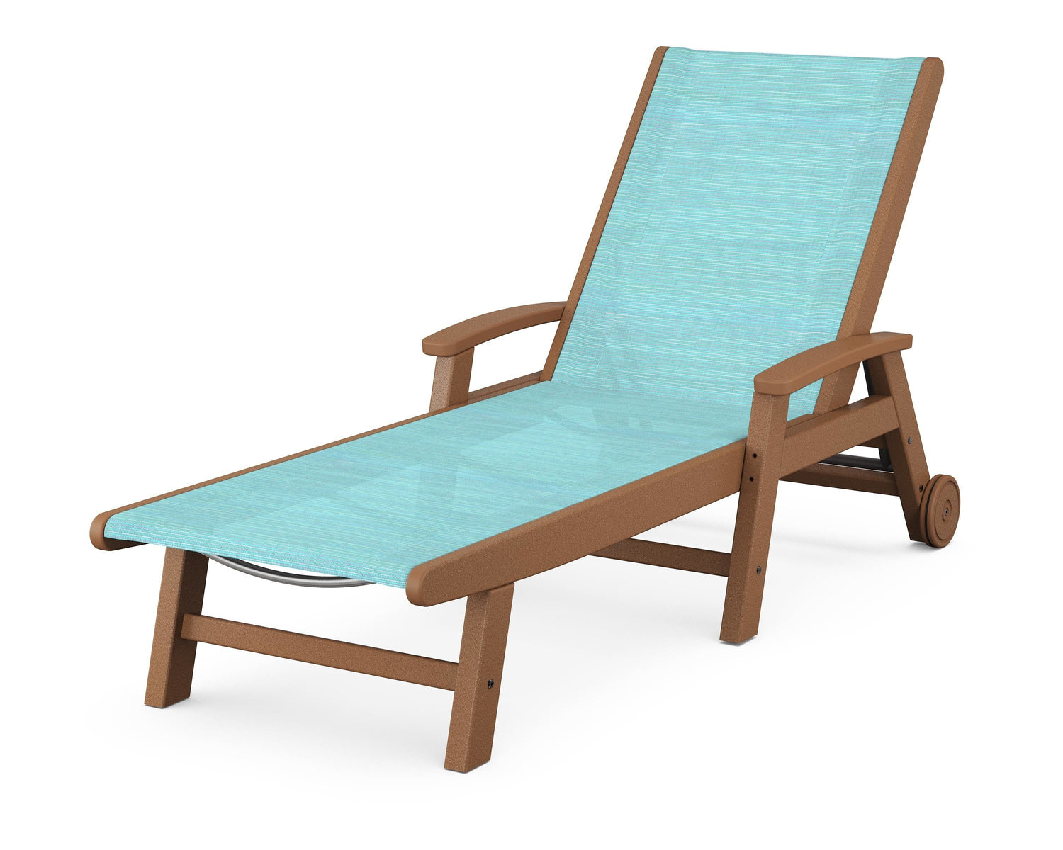 POLYWOOD Coastal Chaise with Wheels