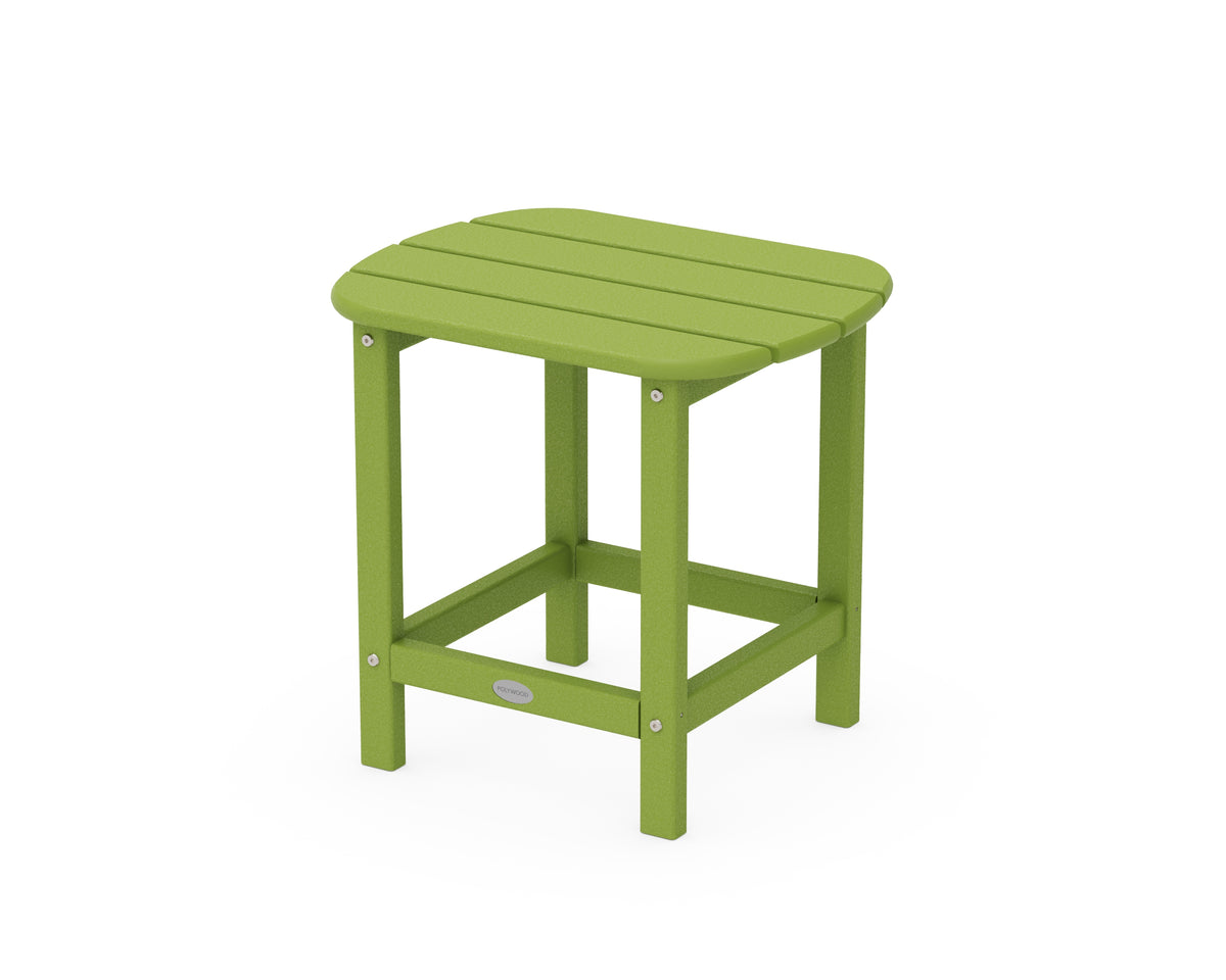 POLYWOOD South Beach 18" Side Table in Lime