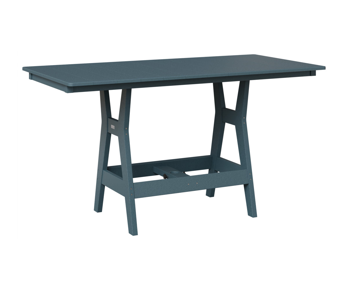 Berlin Gardens Harbor 33" x 66" Rectangular Table in Slate