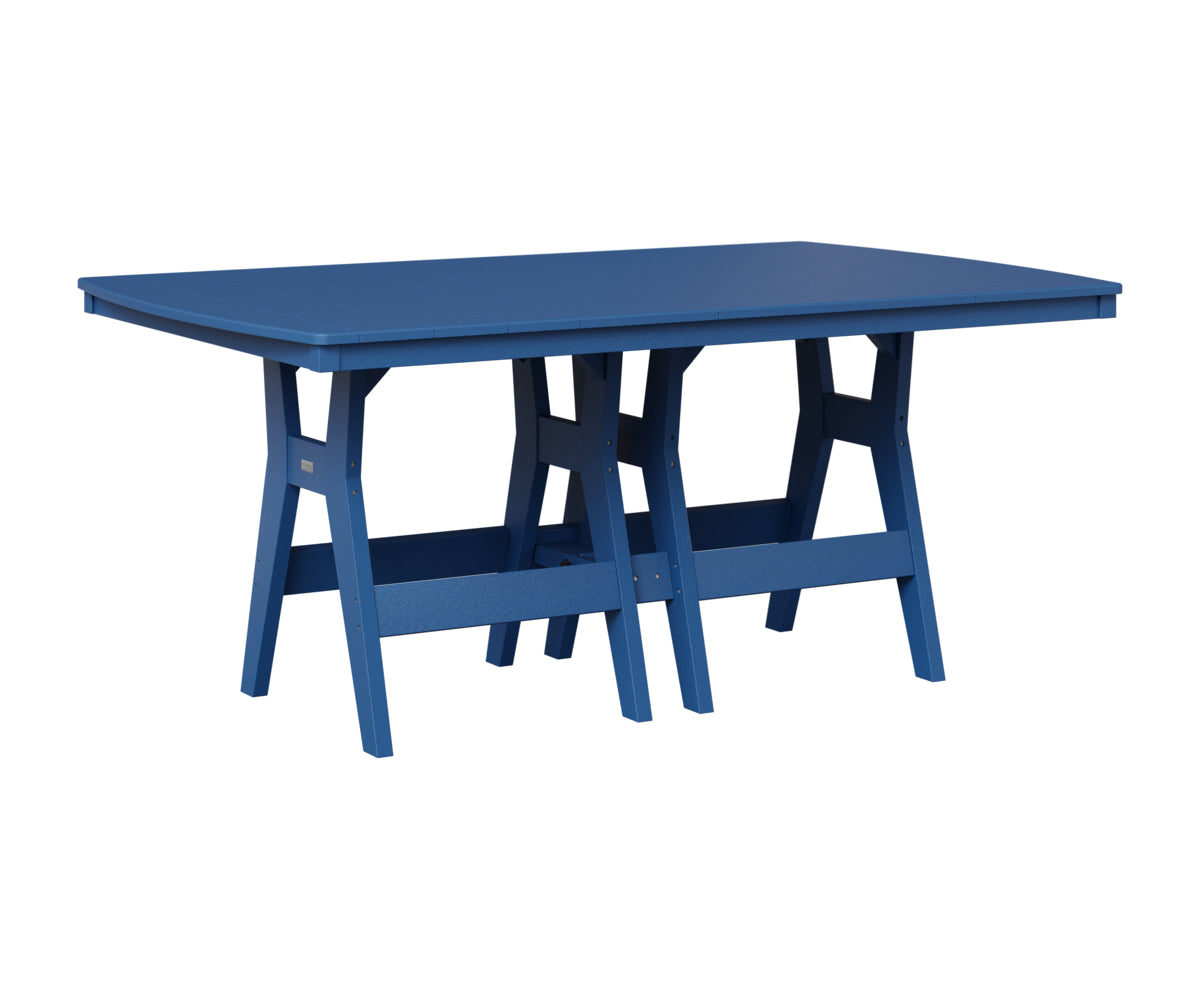 Berlin Gardens Harbor 44" x 72" Rectangular Table in Pacific Blue