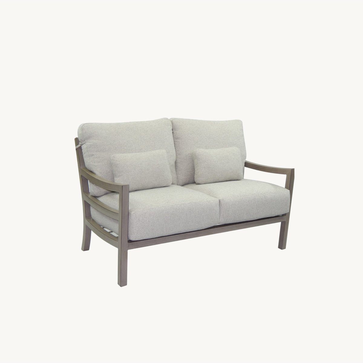 Castelle Roma Cushioned Loveseat, view 2
