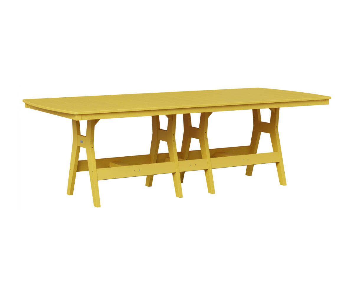Berlin Gardens Harbor 44" x 96" Rectangular Table in Sunburst Yellow