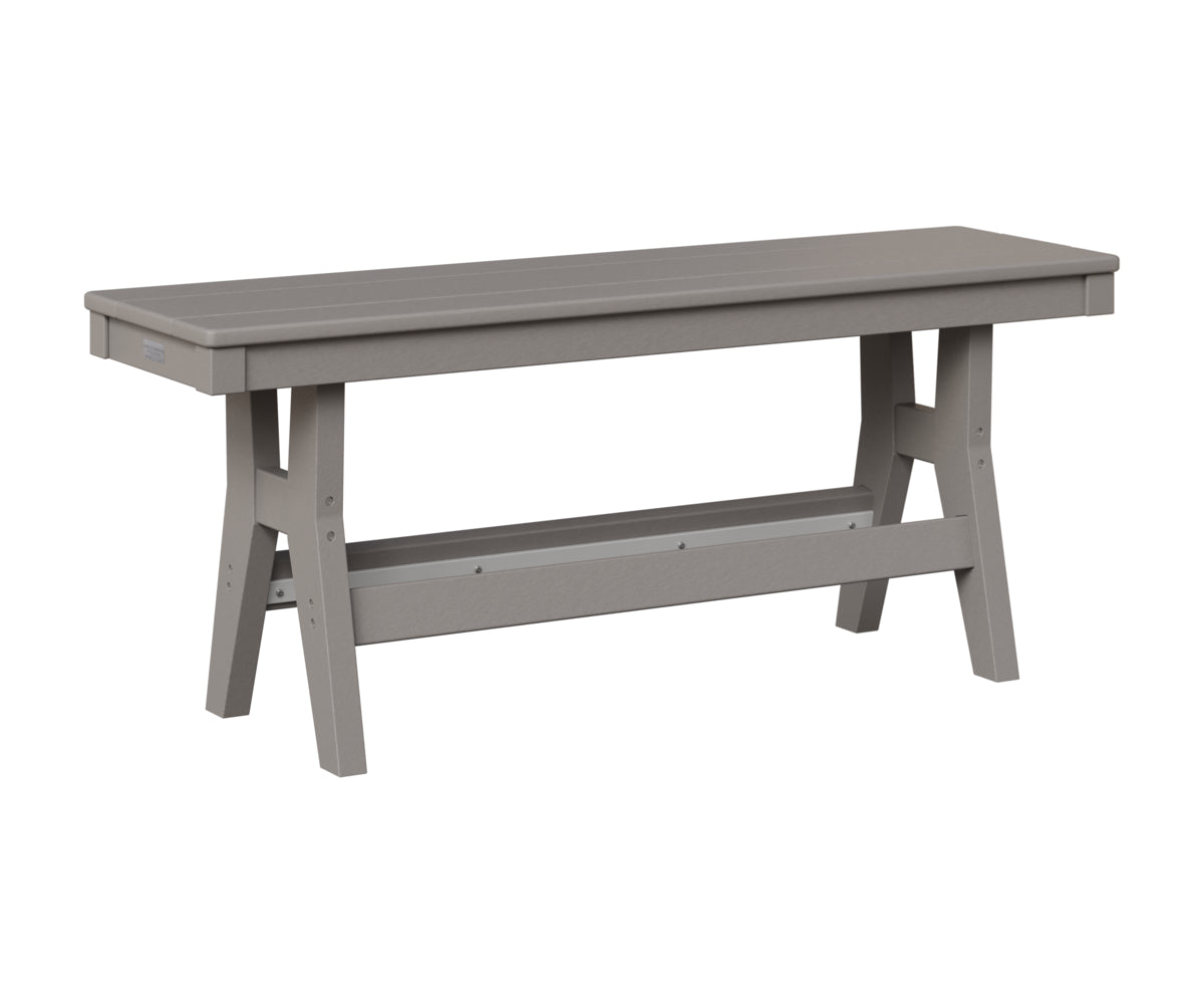 Berlin Gardens Harbor 44" Dining Bench in Light Gray