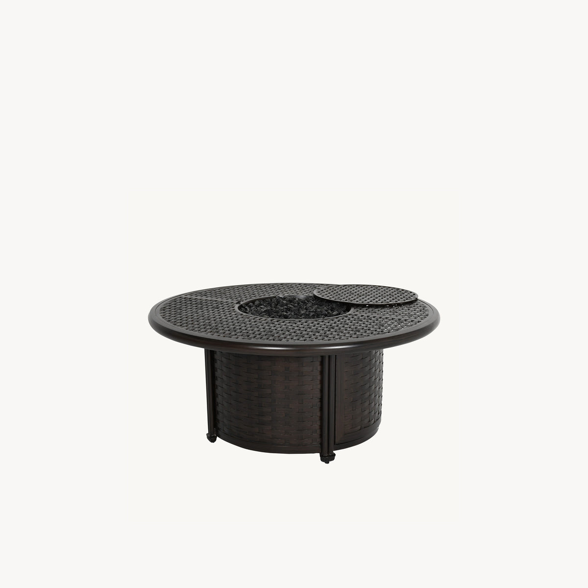 Castelle Coco Round Coffee Table with Firepit
