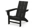 Black Polywood Modern Adirondack Chair