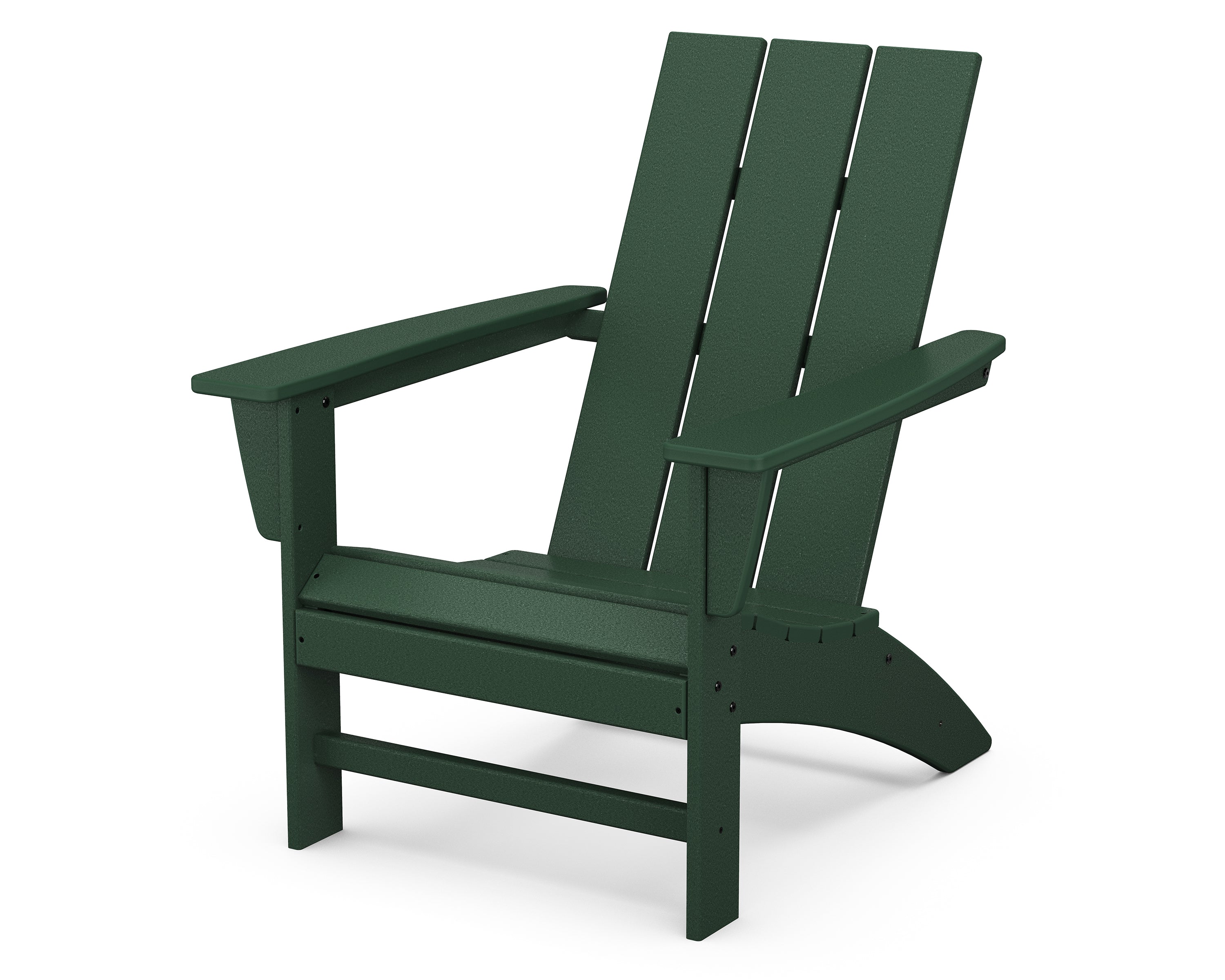 Green Polywood Modern Adirondack Chair
