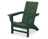 Green Polywood Modern Adirondack Chair
