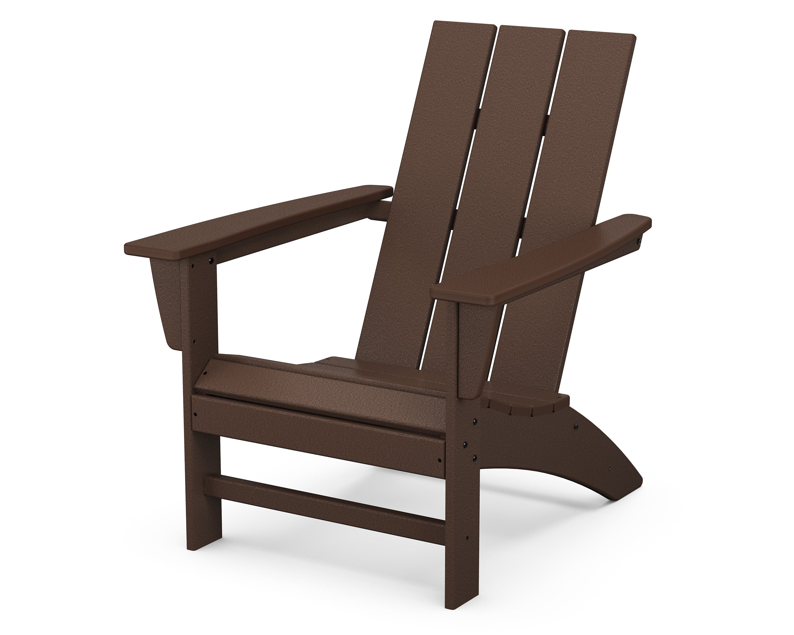Mahogany Polywood Modern Adirondack Chair
